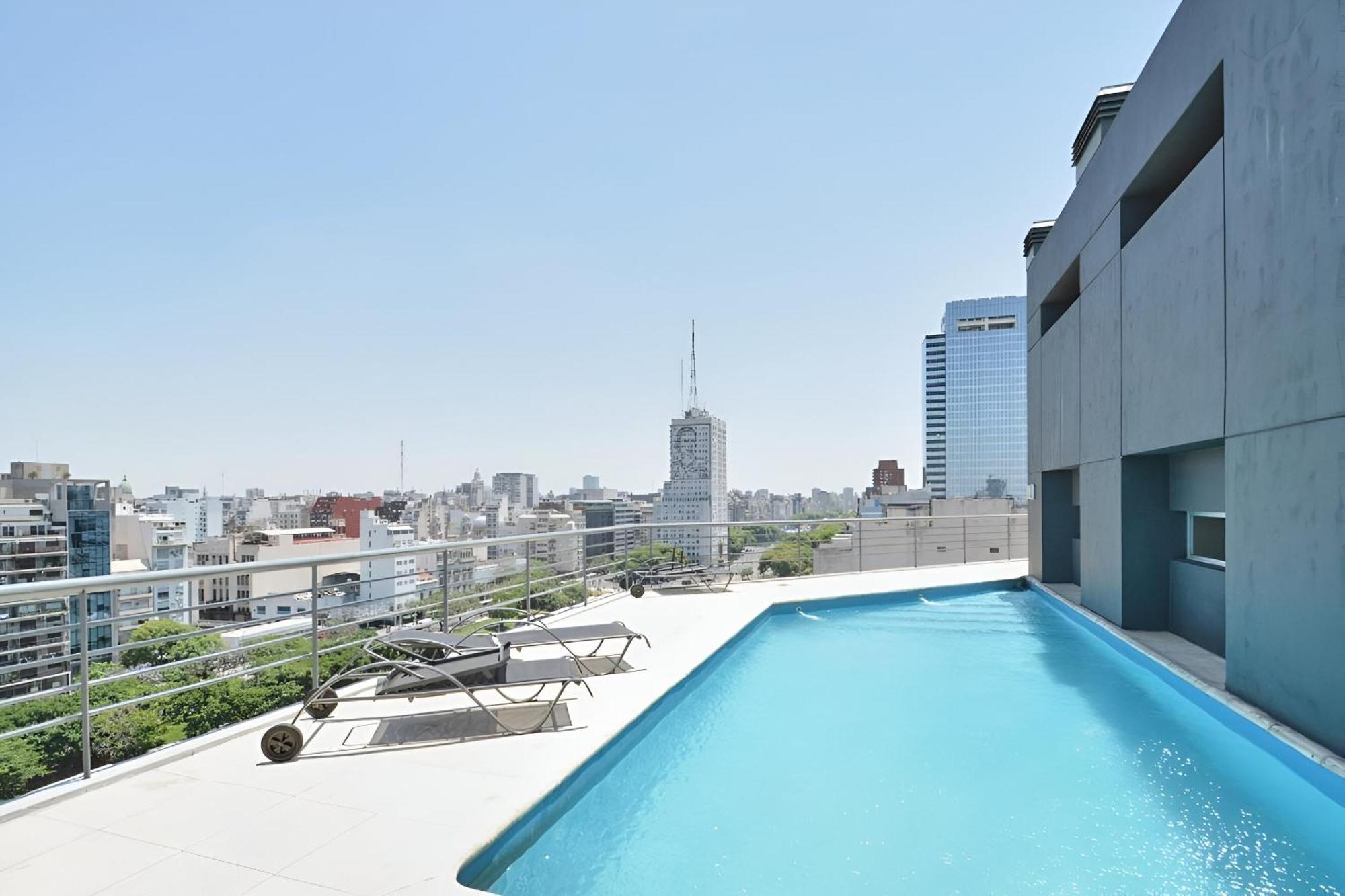 Apart 1013 Con Piscina Gimnasio Laundry Y Seguridad 24 Hs Buenos Aires Eksteriør billede