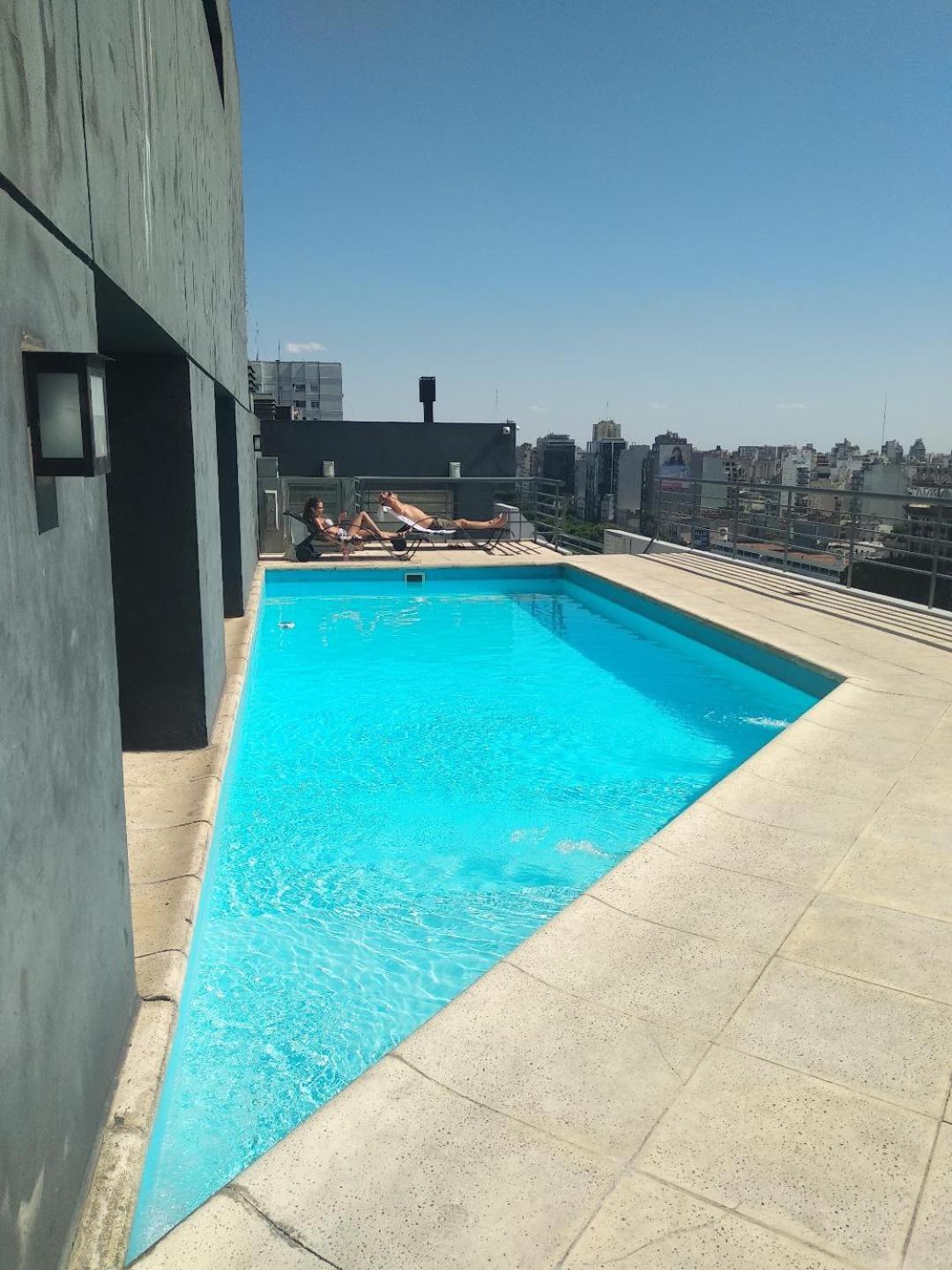 Apart 1013 Con Piscina Gimnasio Laundry Y Seguridad 24 Hs Buenos Aires Eksteriør billede