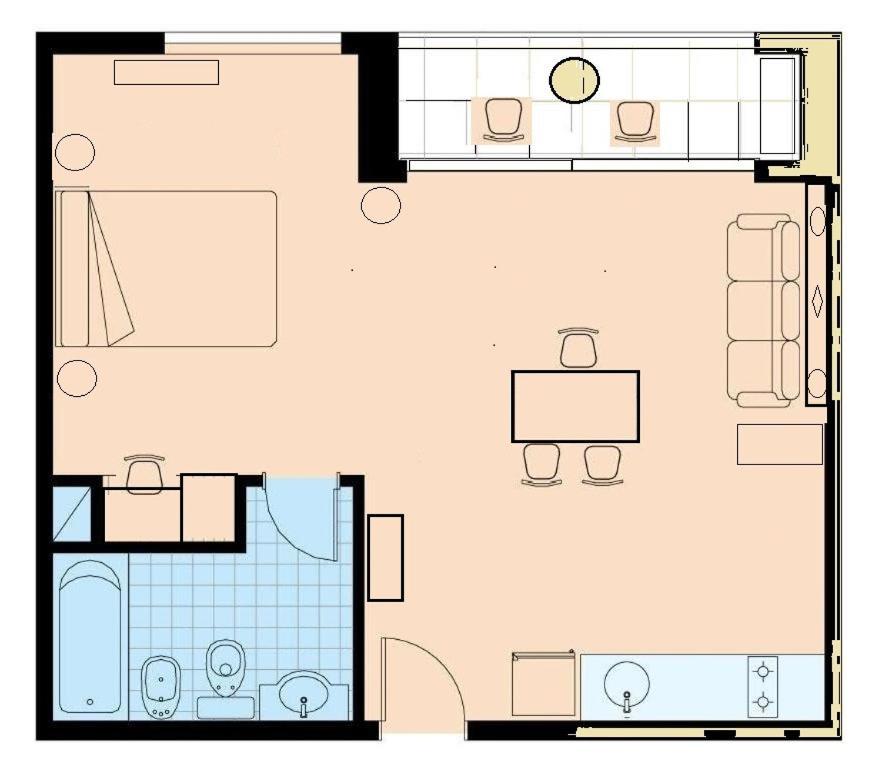 Apart 1013 Con Piscina Gimnasio Laundry Y Seguridad 24 Hs Buenos Aires Eksteriør billede